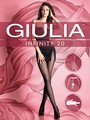 Klassische, glatte Feinstrumpfhose Infinity 20 von Giulia, caramel, Gr. L