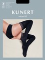 Blickdichte halterlose Strmpfe mit glamoursem Abschlussband Velvet 80 von KUNERT, schwarz, Gr. S