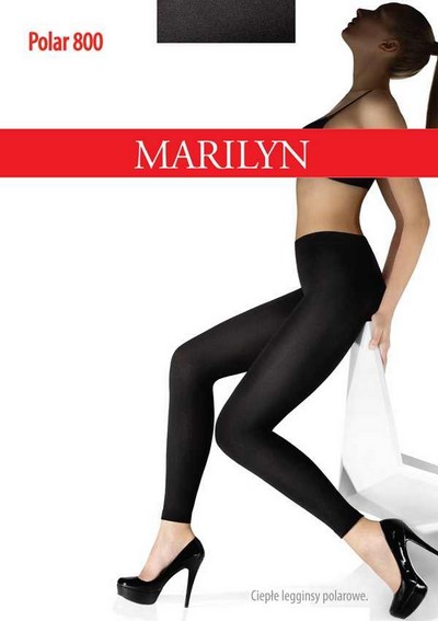Blickdichte warme Leggings von Marilyn, 200 DEN, braun, Gr. S/M